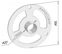 Копировальное кольцо 20/84 (CROWN CT 11001)
